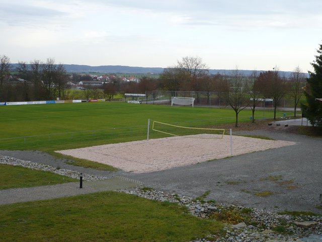 Beachvolleyball Feld Ansicht